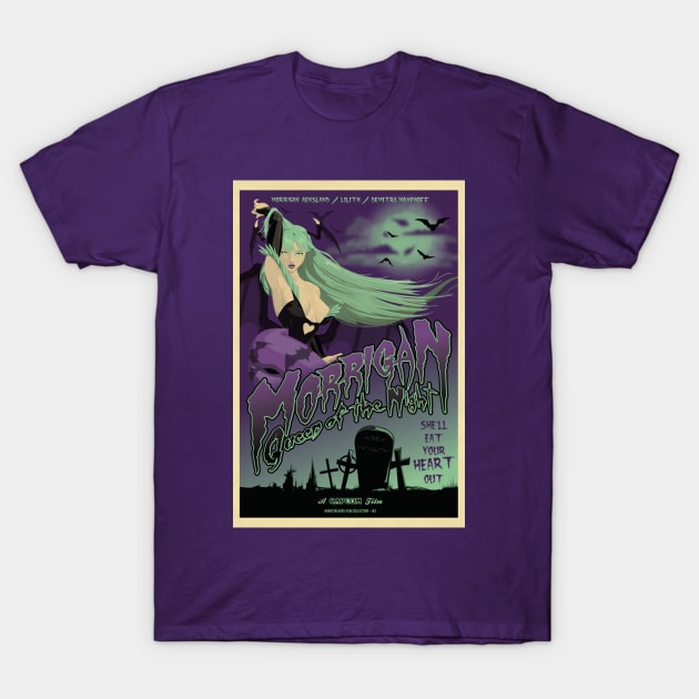 Morrigan, Queen of the Night T-Shirt by vmcoelho